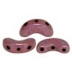 Les perles par Puca® Arcos beads Opaque mix amethyst/gold ceramic look 03000/15726